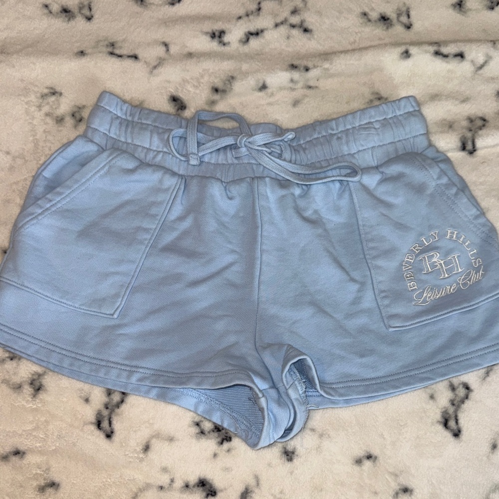 Light Blue Women's Lounge Shorts from Forever 21 ✨